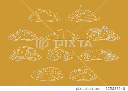 Western food Cafe Restaurant 125823340
