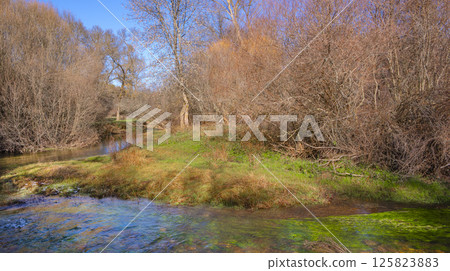 Natural Landscape of Piron River Path, Spain 125823883