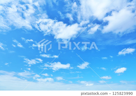 Summer blue sky and clouds Summer blue sky and clouds 125823990