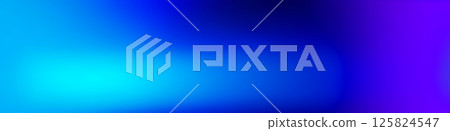 Abstract blue background. Minimalist gradient. Smooth banner or wallpaper Abstract blue background. Minimalist gradient. Smooth banner or wallpaper 125824547