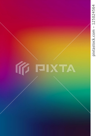 Abstract bright colorful background. Minimalist gradient. Smooth banner or wallpaper 125824564