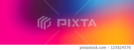Abstract fresh colorful background. Minimalist gradient. Smooth banner or wallpaper 125824576