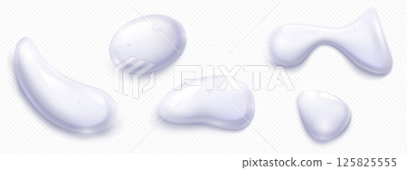 Clear gel drops set 125825555