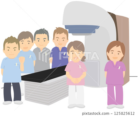 放射治療室工作人員 放射治療室工作人員 125825612