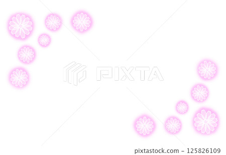 粉紅色發光花框 粉紅色發光花框 125826109