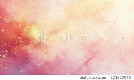 水彩塗抹漸層背景紋理材質濺金粉抽象 125827970