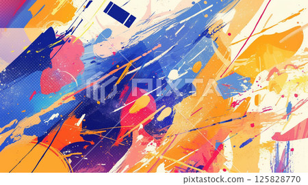 Splash Art Abstract Colorful Background Material Texture Brush Strokes Stain Brush Strokes Paint Splash Art Abstract Colorful Background Material Texture Brush Strokes Stain Brush Strokes Paint 125828770
