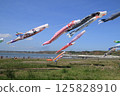 Choshi City Naarai Beach Byobugaura Carp streamers 125828910