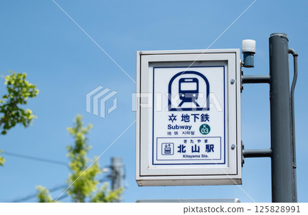 京都市營地鐵烏丸線北山站的廣告牌 125828991