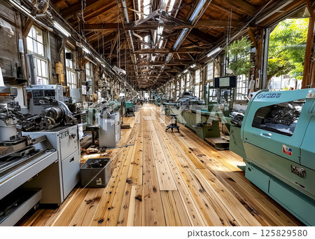 日本小型工廠圖片素材 日本小型工廠圖片素材 125829580