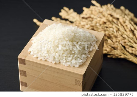rice in a square rice in a square 125829775