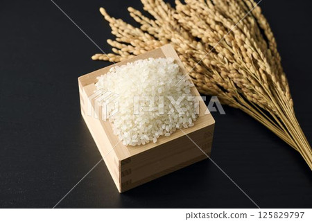 rice in a square 125829797