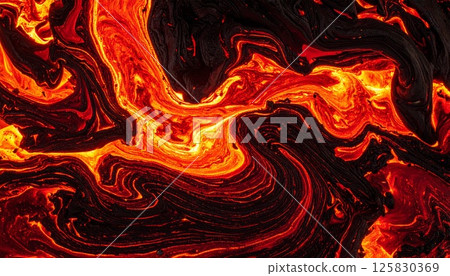 熔岩紋理 熔岩紋理 125830369