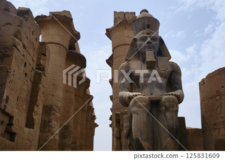 Statue of Ramesses II at Karnak Temple Statue of Ramesses II at Karnak Temple 125831609