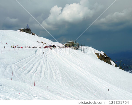 Ski resort 125831704