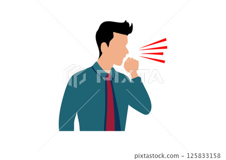 咳嗽的人圖標 咳嗽的人圖標 125833158