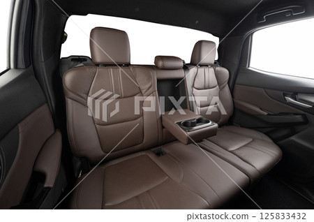 Empty comfortable car seat 125833432