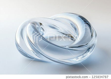 Minimalistic twisting water spiral design with topaz textures Minimalistic twisting water spiral design with topaz textures 125834787