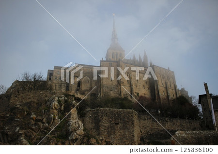 Mont Saint-Michel in the fog Mont Saint-Michel Mont Saint-Michel in the fog Mont Saint-Michel 125836100