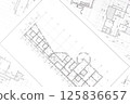 plan, blueprint, construction 125836657