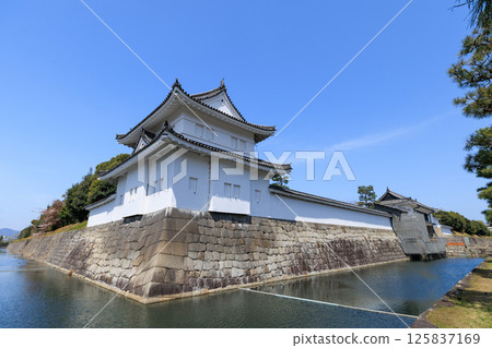 Spring in Kyoto: Nijo Castle, Southeast Corner Tower and East Main Gate (Nakagyo Ward, Kyoto City, Kyoto Prefecture) 125837169