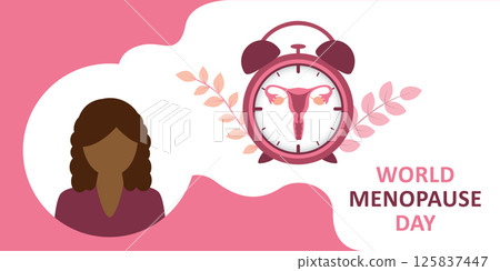world menopause day woman health concept vector illustration world menopause day woman health concept vector illustration 125837447