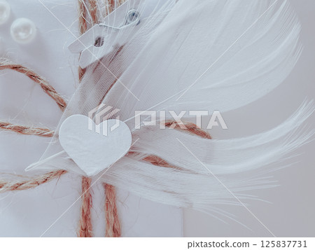 Postcard of gentle tones, wedding invitation. Postcard of gentle tones, wedding invitation. 125837731