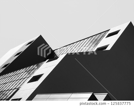 Architecture details building Facade window void Shade shadow contrast lighting 125837775