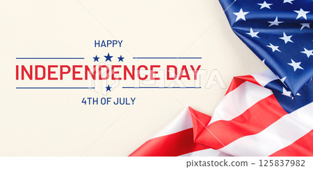 Independence day of USA. Happy 4th of July. 125837982