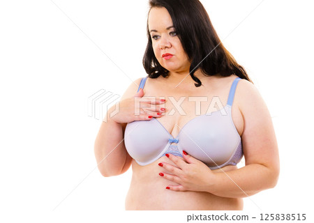 Fat woman big breast wearing bra Fat woman big breast wearing bra 125838515