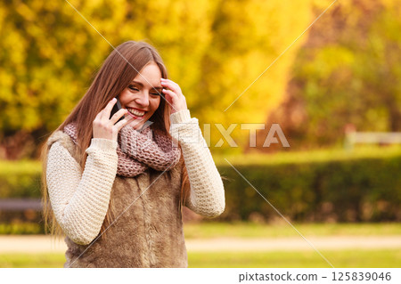 Portrait of attractive woman. 125839046