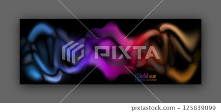 Colorful gradient background. Layout for the cover, banner, poster. Template for interior paintings, decorations and creative design. Color blur 125839099