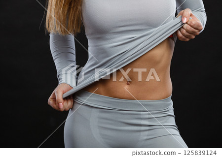 Part body picture with underwear. Part body picture with underwear. 125839124