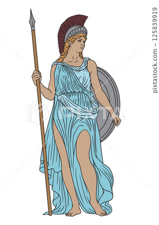 Vector Greek women. 125839919