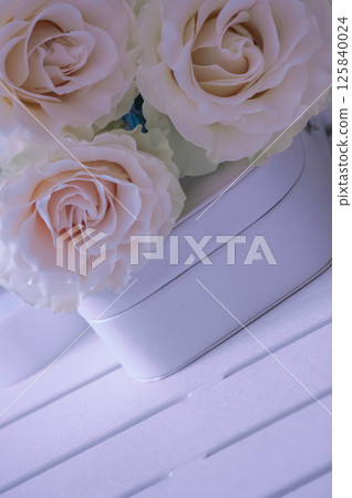 Gentle roses in macro shooting. Gentle roses in macro shooting. 125840024