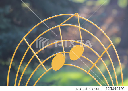 World Radio Day, Amateur Radio Day, Music Day. Musical symbol. 125840191