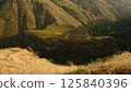 Close to the plateau Mountain Landscape Near Garni Temple in Armenia 125840396