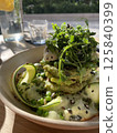 Deliciously Fresh Green Stack with a Variety of Colorful Vegetables for Your Enjoyment 125840399