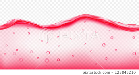 Translucent water wave with air bubbles Translucent water wave with air bubbles 125843210