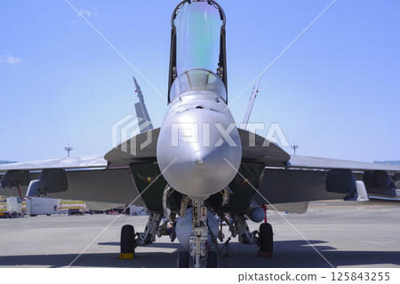 F/A-18 fighter jets at Iwakuni Air Base, Yamaguchi Prefecture 125843255