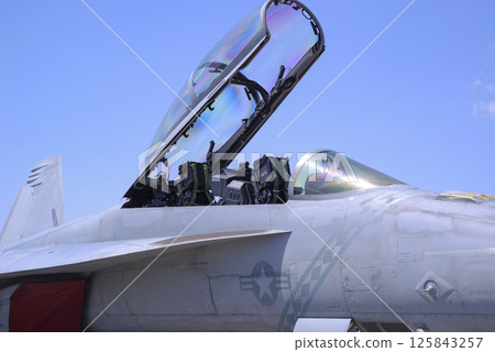 山口縣岩國空軍基地的 F/A-18 戰鬥機 125843257