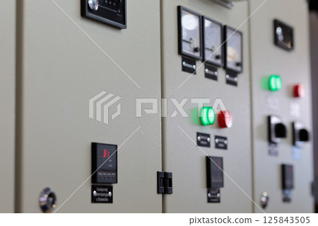 electric power cabinets with monitoring devices electric power cabinets with monitoring devices 125843505