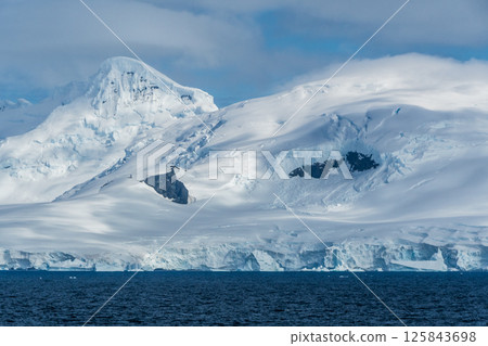 Antarctic landscape near Anvers Island 125843698