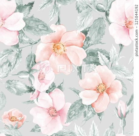 Creative Hand Drawn Curly Flower Pattern Artworks Creative Hand Drawn Curly Flower Pattern Artworks 125844192