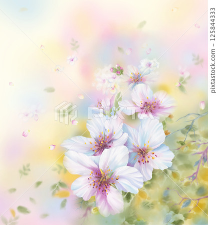 Exquisite Hand Crafted Curly Floral Pattern Compositions 125844333