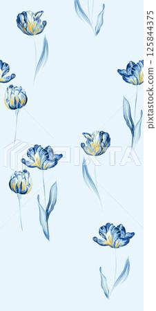 Exquisite Hand Crafted Curly Floral Pattern Compositions Exquisite Hand Crafted Curly Floral Pattern Compositions 125844375