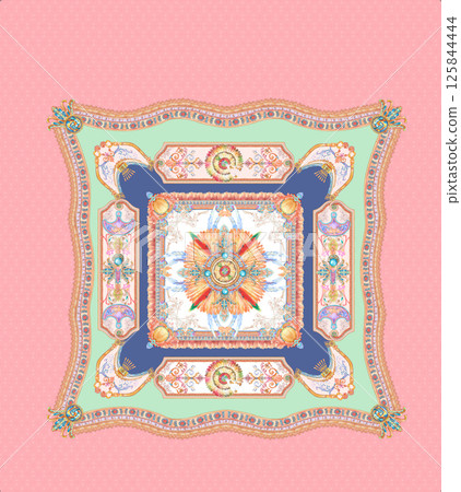 Beautiful Handmade Flower and Scroll Motif Drawings 125844444