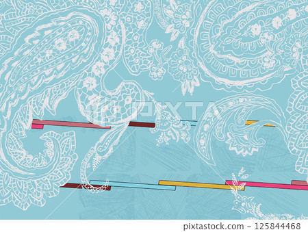 Aesthetic Hand Drawn Curly and Floral Illustration Works Aesthetic Hand Drawn Curly and Floral Illustration Works 125844468