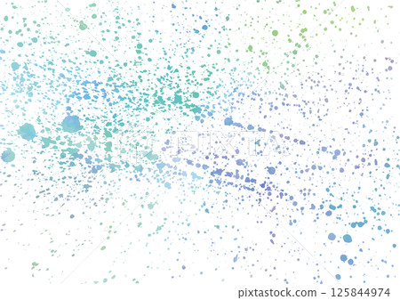 Fine cool ink splashing from left to right 125844974