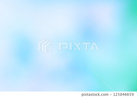 Soft blue-green background, ball bokeh, round bokeh 125846659